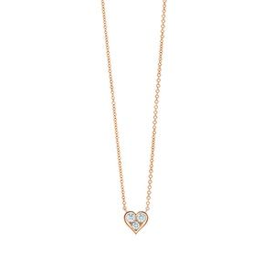 Tiffany diamond heart pendant